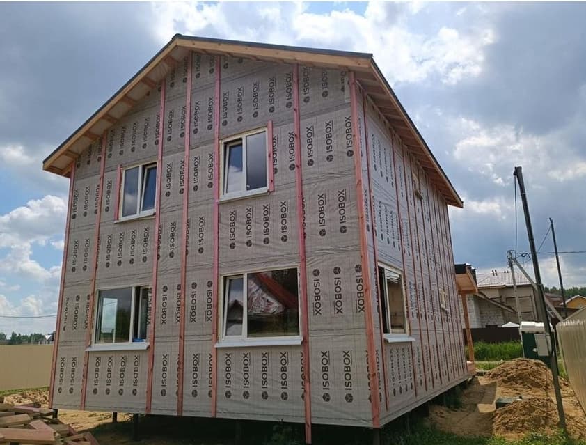 Завершили строительство дома общей площадью 170 м2