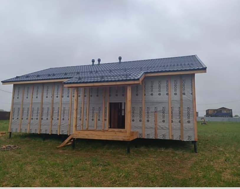 Завершили строительство дома в селе Семеновское