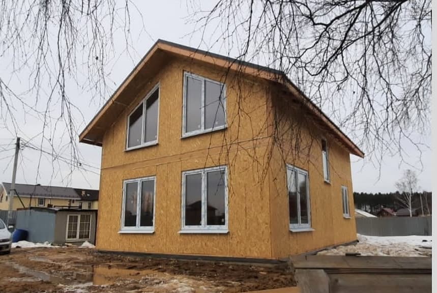 Завершили строительство дома в поселке Серково